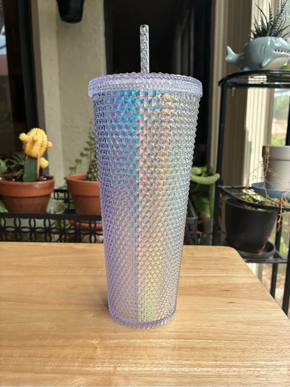 Starbucks iridescent studded